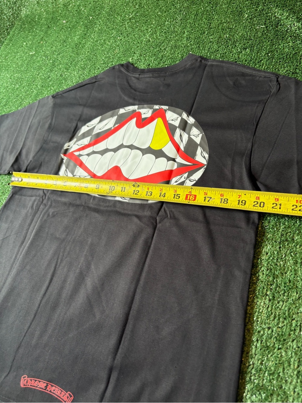 Chrome Black Men's Short Sleeve Graphic Tee - Picture 6 of 6